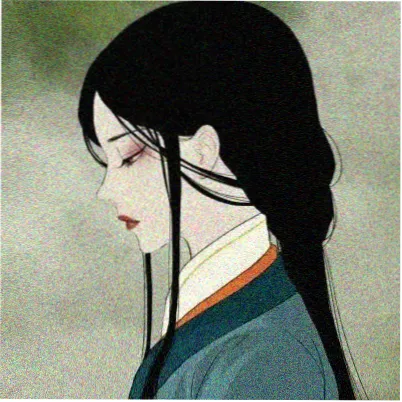 留言读者阿榆的头像插画